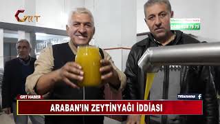 ARABAN’IN ZEYTİNYAĞI İDDİASI