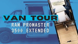 VAN TOUR | Ram Promaster With INCREDIBLE Van Layout