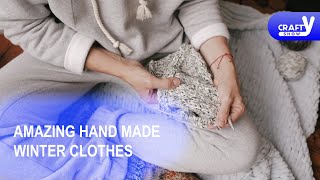 Creative way to make handi cloth for winter | Crafty Show