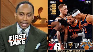 FIRST TAKE | Knicks are controling series - Stephen A. Smith on Brunson outplay