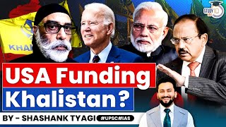 Is America Supporting Khalistan? | Geopolitics Simplified | Pannun | UPSC GS2