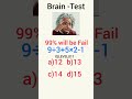 99% will be fail🤔🤔🤔 vairalvideo maths mathiqtest mathpuzzle iqtest vairalshort iq