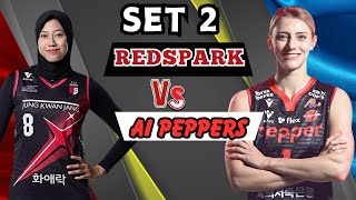 RED SPARK VS AI PEPPERS 27 NOVEMBER 2024 #volleyball #bolavolly