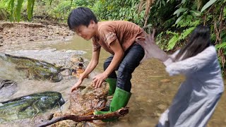 Full video 20 days of harvesting bamboo shoots, fruits and ancient fishing skills of a homeless boy