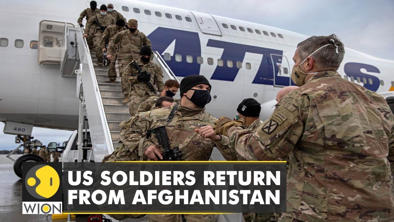 140 US Soldiers Return From Afghanistan After Troop Withdrawal | Latest ...