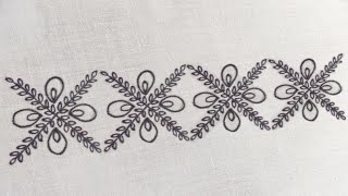 Fancy Border Embroidery Design (Hand Embroidery Work)