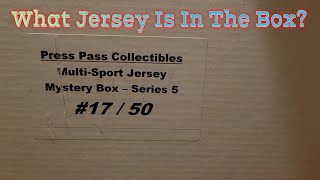 What Jersey Is In The Box? Press Pass Collectibles From Pristine Auction