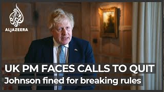 UK’s Boris Johnson offers apology after lockdown parties fine