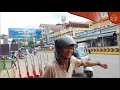 travel to buy a ​two legged wheelchairs to give poor workers ធ្វើដំណើរទៅទិញរទេះអូសជើងពីរអោយទៅកម្មករ