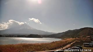 【LIVE】河口湖　大石公園　富士山ライブカメラ【ライブ】　\