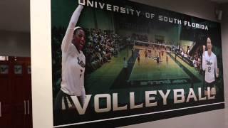 USF Volleyball Locker Room Reveal