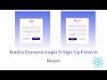Build a Dynamic Login & Sign-Up Form in React! ⚛️✨ (Step-by-Step)