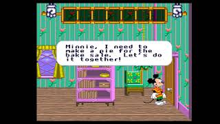 SNES Longplay - Mickey's Playtown Adventure   A Day of Discovery!