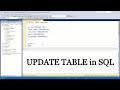 How to UPDATE table in SQL