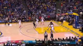 Stephen Curry hits half-court buzzer beater vs LA Clippers!