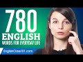 780 English Words for Everyday Life - Basic Vocabulary #39