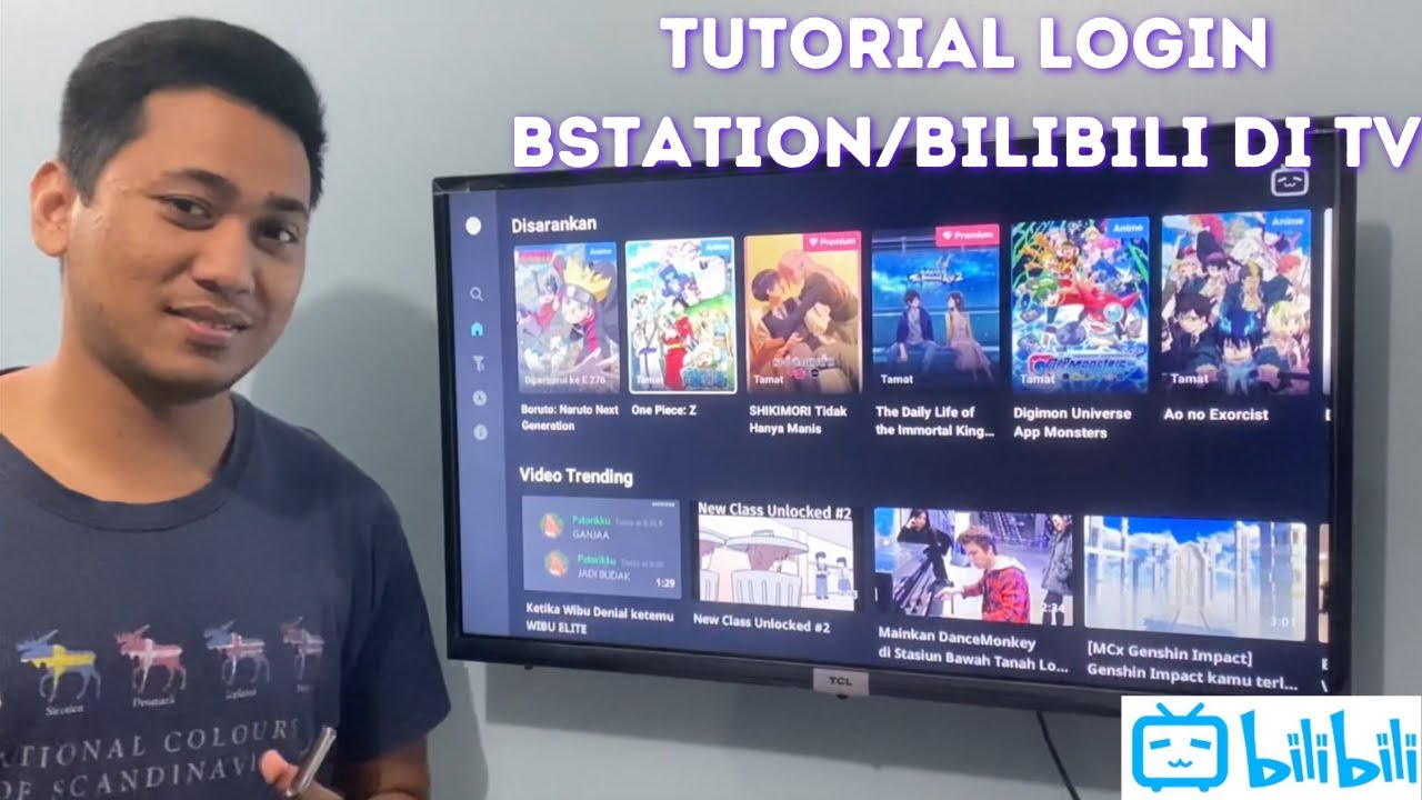 Cara Login Bstation Di Tv Cara Login Akun Bilibili Di Smart Tv How