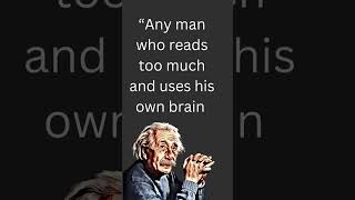The disadvantage of reading too much by Albert Einstein.#alberteinstein #quotes #wisdomquotes