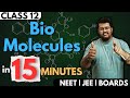 Class 12 Chemistry : Biomolecules in 15 Minutes | Rapid Revision | NEET | JEE | Boards