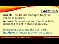 direct and indirect questions in english