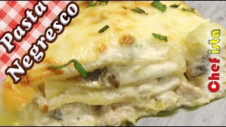 Chicken Negresco pasta | creamy Cheesy Chicken Alfredo Pasta Bake