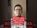 Berapa lama mengurus sertifikat dari tanah girik #shorts #girik #asriman #sertfikat