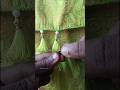 Easy Saree Kuchulu | Saree kuchulu #shorts