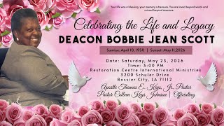 Celebrating the Life & Legacy of Deacon Bobbie Jean Scott: 05/23/2026
