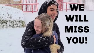 GOODBYE ALEX AND GOOD LUCK! | WE WILL MISS YOU | SNOW STORM