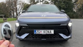 New Hyundai KONA 2024 - POV test drive (city, highway) & REVIEW (Hybrid 141 HP)