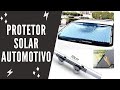 Protetor solar automotivo para-brisa Dobrável retrátil