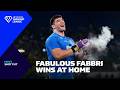 Fabbri excites home crowd with shot put win - Wanda Diamond League 2026