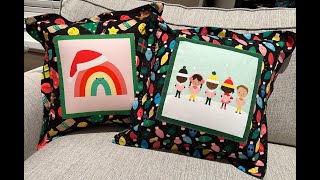 Easy Zippered Throw Pillows