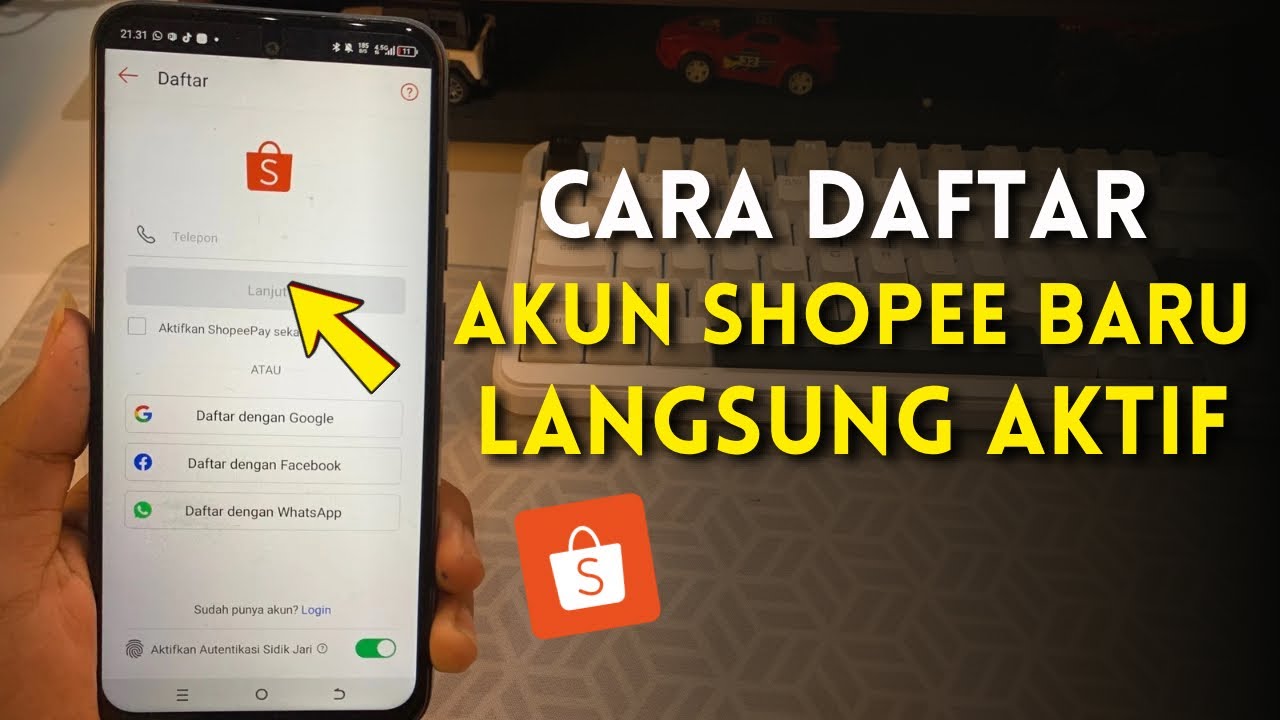 Cara Daftar Akun Shopee Terbaru 2025 Buat Akun Shopee Di Hp Untuk