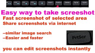 How to take screenshot on computer | easy way to take screenshot | edit Screenshot