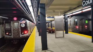 MTA NYCT Subway | IND Crosstown Line: R68 R68A and R160 (G) train action at Court Square! | 01/05/25