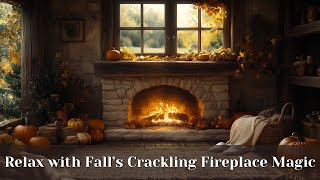 🔥 Relax with Fall’s Crackling Fireplace Magic | Whispers of Shambhala ᛉ