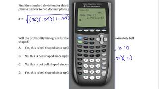 Binomial Distributions: Mean and Standard Deviation: No Context