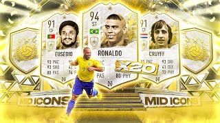 THESE ARE CRACKED!!! 20x MID ICON PACKS OPENED!!!! EUSEBIO!!!!! - FIFA 22 thumnail