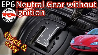 Jaguar XK8 How to move the J-gate gear selector without ignition on. Neutral drive park EP6 XKR X100