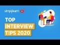 Top Interview Tips: How To Introduce Yourself | Top Interview Tips 2020 | Simplilearn
