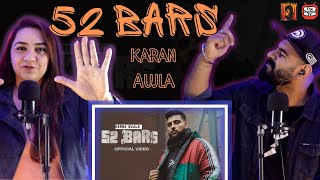 52 Bars - Karan Aujla | Ikky | Four You EP || Delhi Couple Reviews