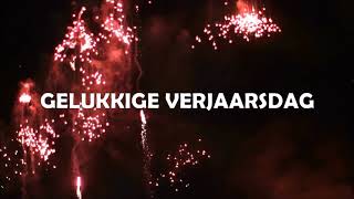 GELUKKIGE VERJAARSDAG