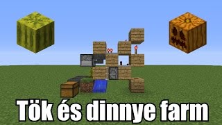 Tök és dinnye farm | Minecraft