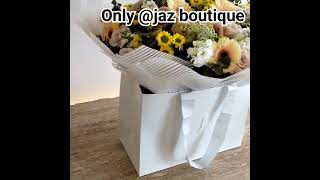 flower bouquet you can order at Jaz Boutique here in abu Dhabi united Arab Emirates