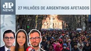 Taxa de pobreza na Argentina chega a 57%; Fabrizio Neitzke, Amanda Klein e Cristiano Vilela analisam