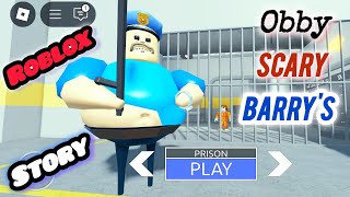 I Escaped Obby Barry's Prison in Roblox! Universal talks