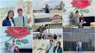 Walk Tour to Atlantic City Boardwalk + Casino hopping 😅 | it’s a y e n ‘s life