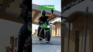 Sport Bike Vs Naked Bike on speed bumps