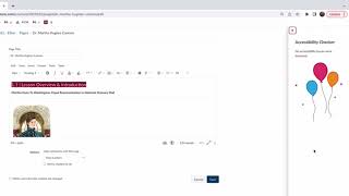 How to use the Canvas Accessibility Checker